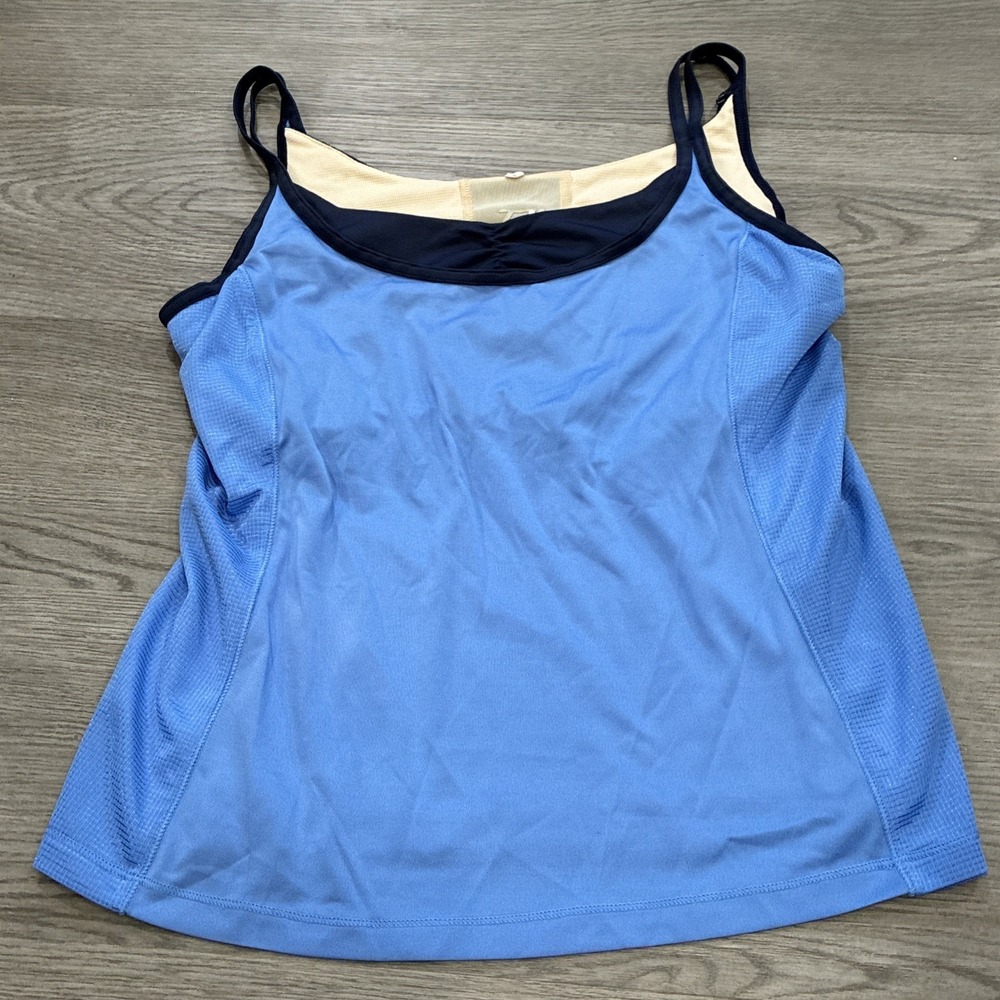 Women's Blue TAIL Tankini Bikini Top | Size L